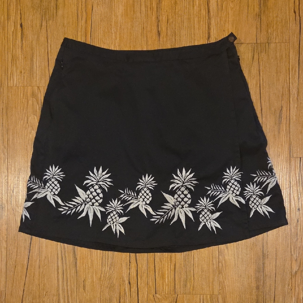 Tommy Bahama Silk/Cotton Wrapstyle Skort